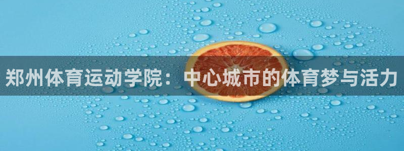 海南3377体育官网下载发展怎么样：郑州体育运动学院：中心城